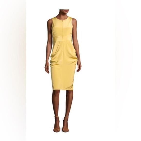 ZERO + MARIA CORNEJO EVE SHERYA DRAPED SLEEVELESS DRESS SIZE 4 - Picture 1 of 9